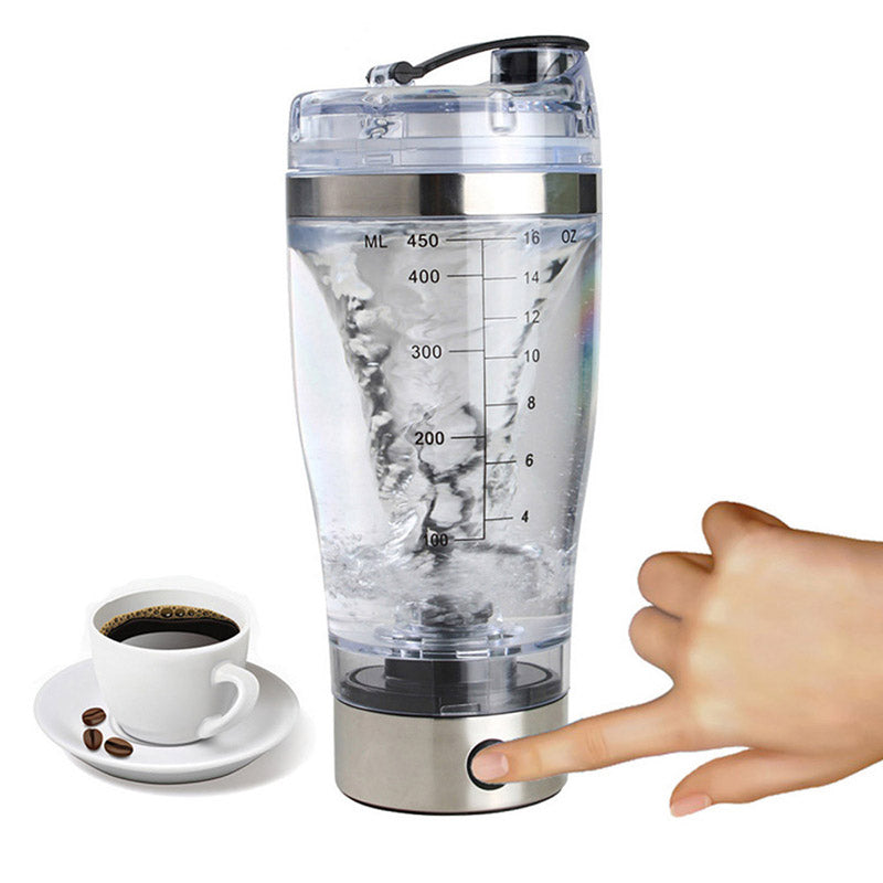 Electric Tornado Mixing Bottle – Self-Mixing Shaker for Gym & Travel